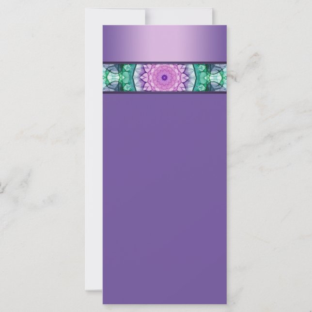 Lirio de agua moderna mandala (Anverso)