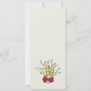 Lirio de los valles ramo floral vintage