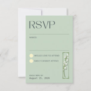 Lirio de los Valles - RSVP Verde Sage