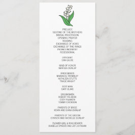 Lirio minimalista del Programa de Bodas del Valle