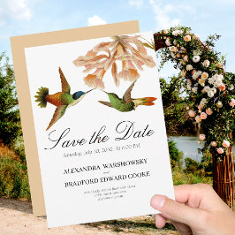 Lirio rosa de Rubor, colibrí elegante de bodas