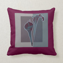 Lirios contemporáneos de la almohada del diseñador