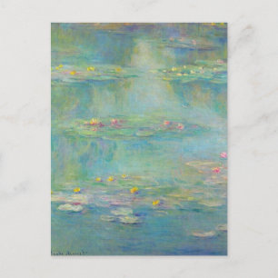 Lirios de agua 3 de Claude Monet  Tarjeta postal