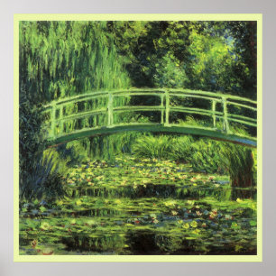 Lirios de agua blancos de Claude Monet, Arte Antig