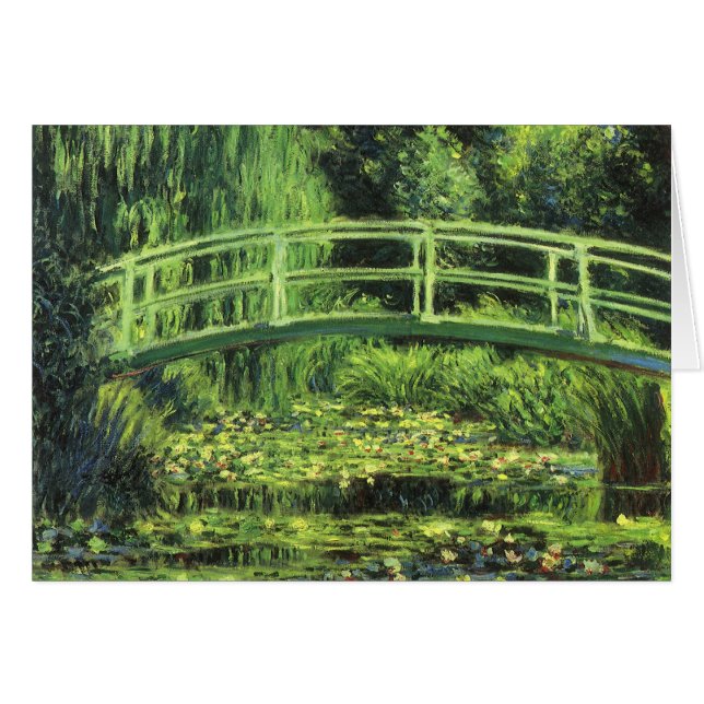 Lirios de agua blancos de Claude Monet, Arte Antig (Anverso (Horizontal))