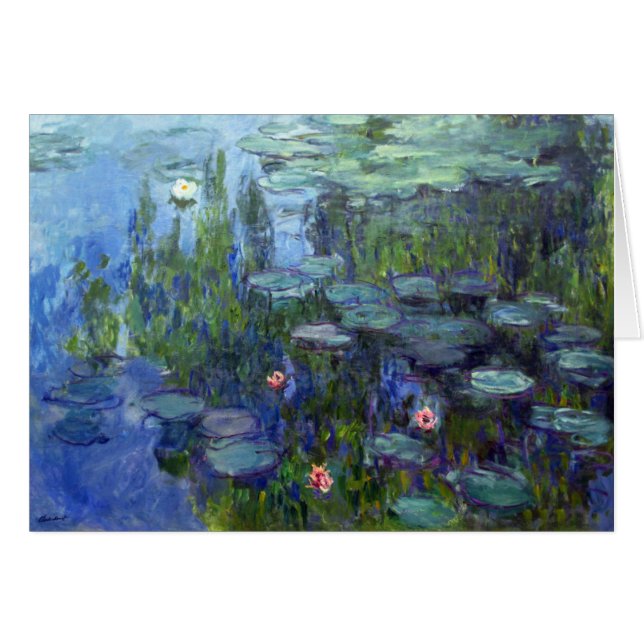 Lirios de agua, Claude Monet (Anverso (Horizontal))