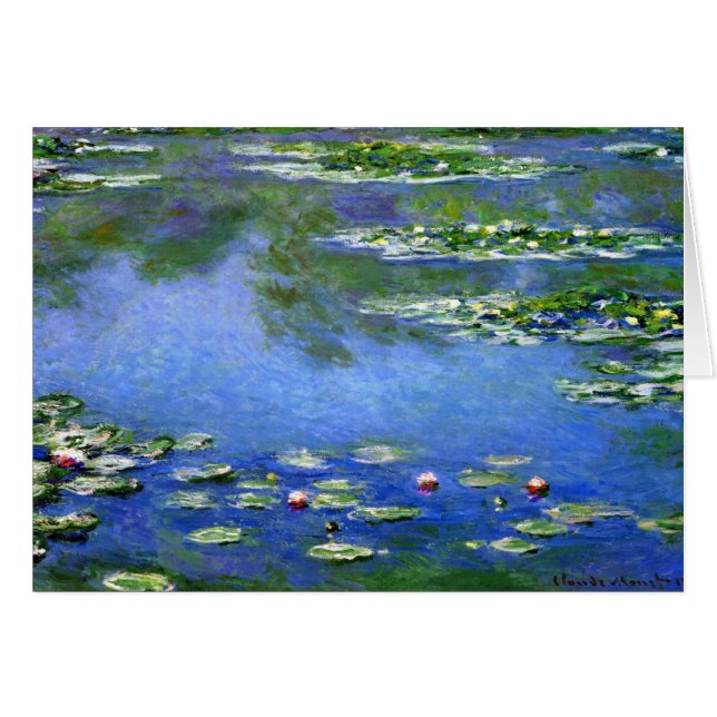 Lirios de agua de Claude Monet (Anverso (Horizontal))