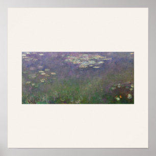 Lirios de agua por Monet - Arte Impresionista Cuad
