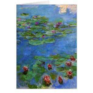 Lirios de agua roja, Claude Monet