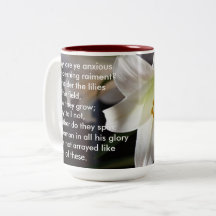 Lirios del campo - taza