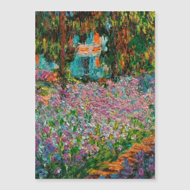 Lirios jardín de Monet Giverny flores (Anverso)