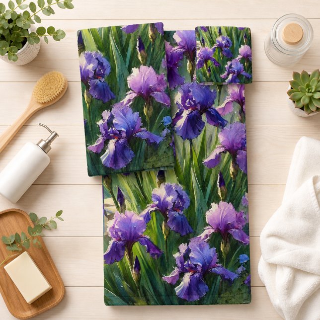 Lirios Morados Vibrantes Floral  (Subido por el creador)
