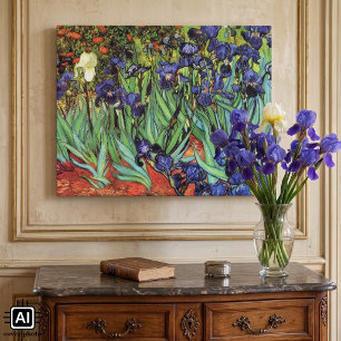 Lirios por Vincent van Gogh, Arte de Jardín Vintag