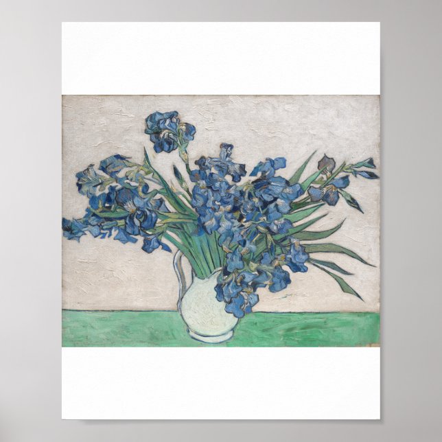 Lirios — Póster de Vincent van Gogh (Frente)