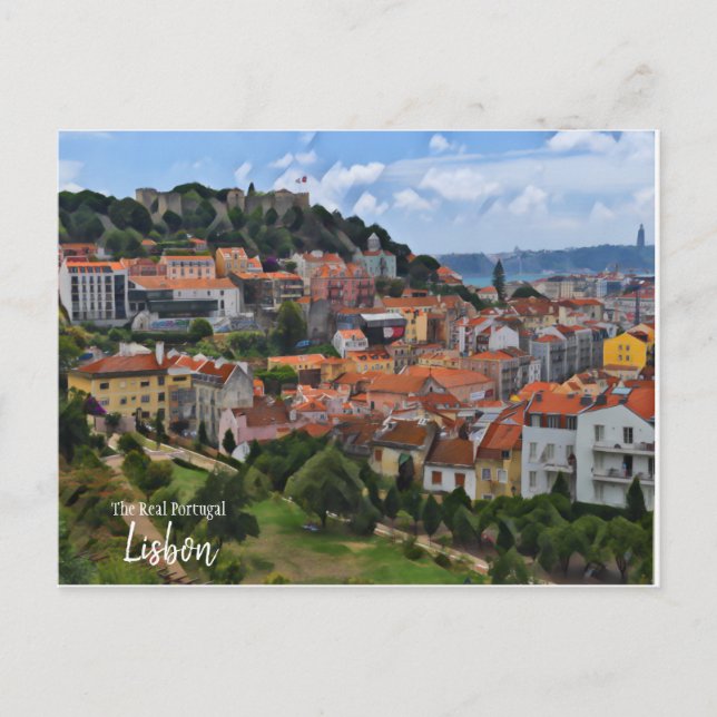 Lisboa- La verdadera postal portuguesa (Anverso)