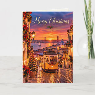 Lisboa Portugal Feliz Navidad