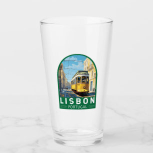 Lisboa Portugal Tramo Amarillo Viaje Arte Vintage