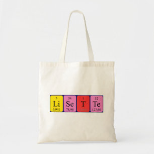 Lisette bolsa de la tabla periódica