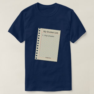Lista de baldes - Una camiseta de MisterP