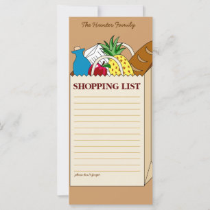 Lista de compras familiares personalizadas