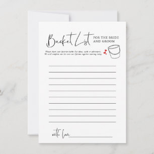 Lista de cubos Juego de ducha de novia