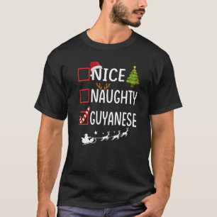 Lista de Navidad Camiseta Xmas Santa Claus, Bonito