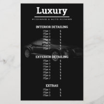 Lista de precios de lavado de reparación de repara