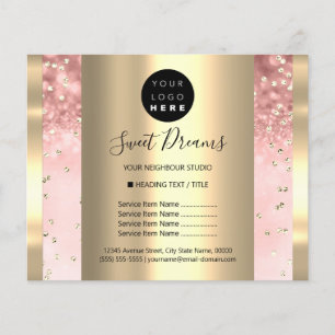 Lista de precios de maquillaje de belleza de logot