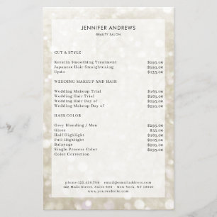 Lista de precios de venta de Purpurina Plata-Oro m