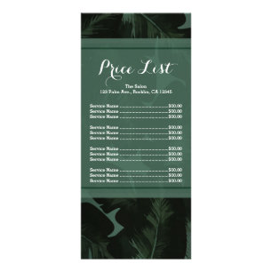 Lista de Precios Menú Hojas Tropicales de Green &