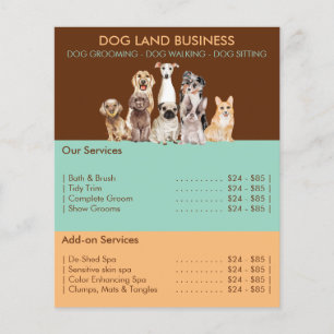 Lista de Precios para Acogido de Perros marrón ver