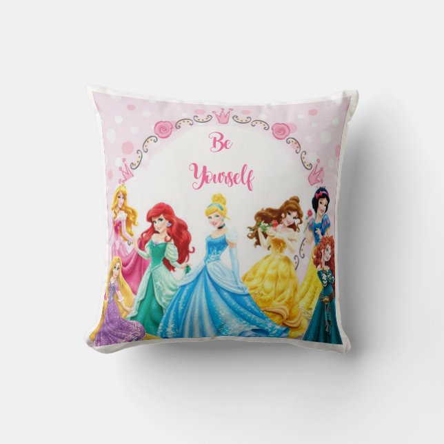 lista de princesas lanzar almohada (Anverso)