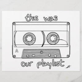 Lista de reproducción vintage - Página de color.