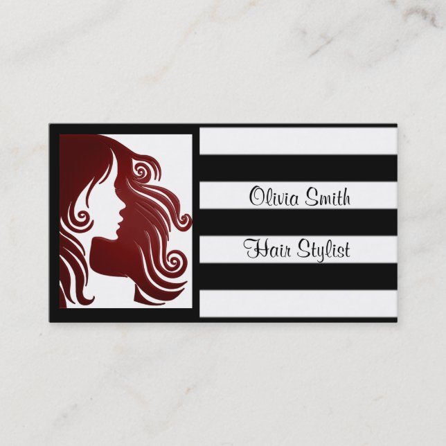 Lista de tarjetas de visita/Hair (Anverso)