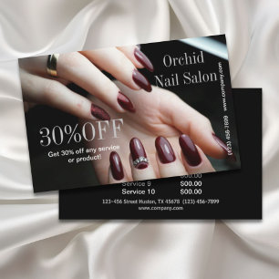 Listas de Precios de Salón de Uñas SPA Esteticista