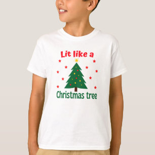 Listo Como Una Camiseta De Navidades De Árbol De N