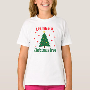 Listo Como Una Camiseta De Navidades De Árbol De N