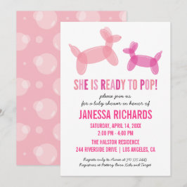 Listo para abrir invitaciones a la ducha de bebé C