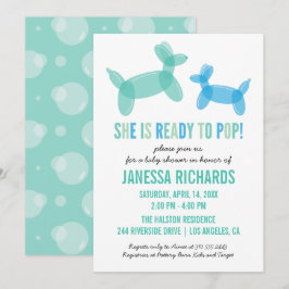 Listo para abrir invitaciones de ducha para niños 
