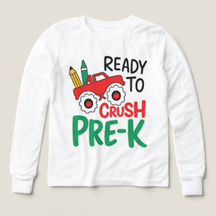 Listo para Aplastar Pre‑K Niños de vuelta a la esc