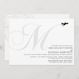 Listo para despegar mi invitación de matrimonio in