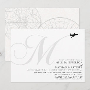 Listo para despegar mi invitación de matrimonio in