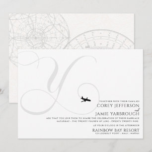 Listo para despegar Y Invitación a la boda inicial