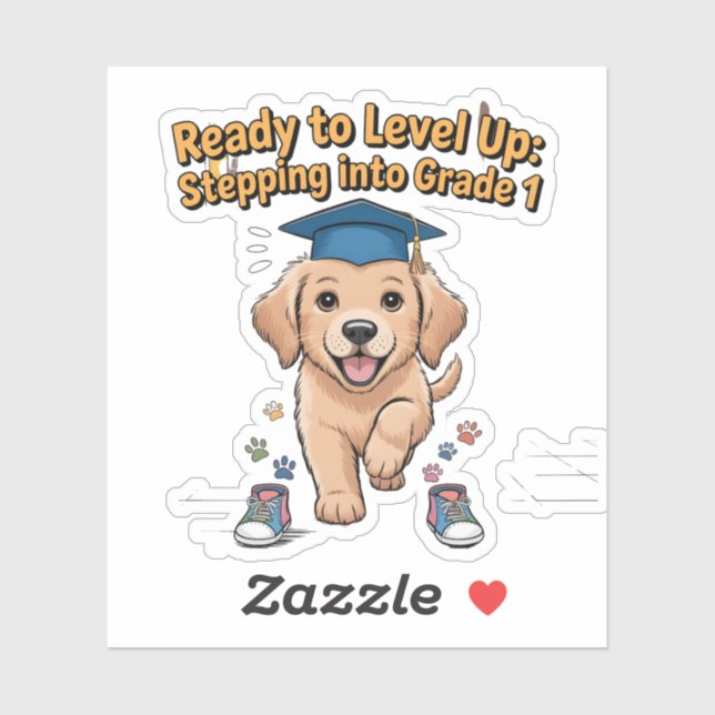 Listo para elevar el nivel de los Pegatinas (Hoja)