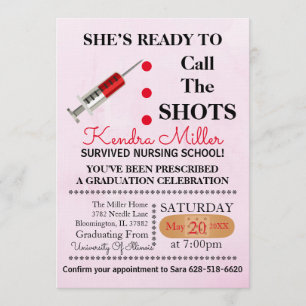 Listo Para Llamar A La Invitación De Graduación De