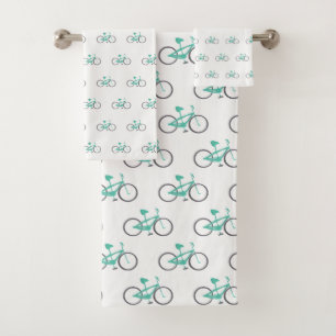 Listo para montar bicicletas verdes