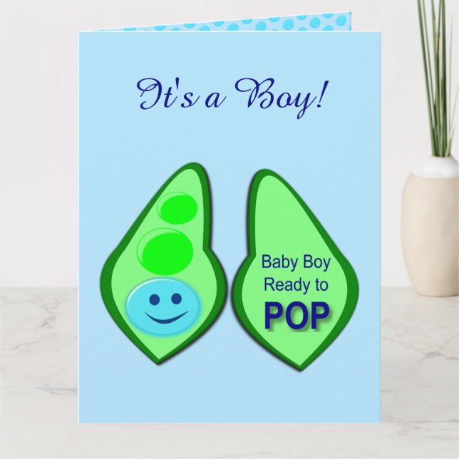 Listo para mostrar tarjeta de revelación de género (Anverso)