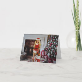 Listo para Navidad. Tarjeta de Navidad
