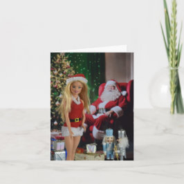 Listo para Navidades. Tarjeta de navidad