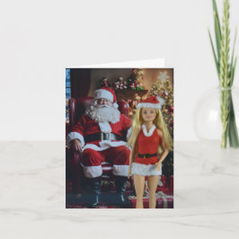 Listo para Navidades. Tarjeta de navidad